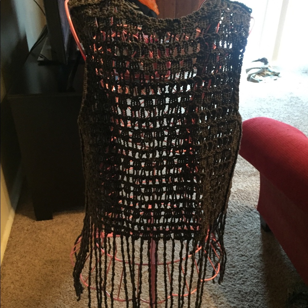 Crochet vest